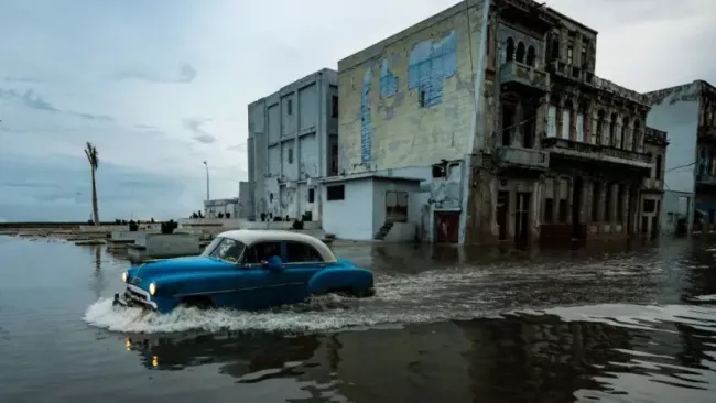 La Habana después del paso del huracán Ian, 2022.