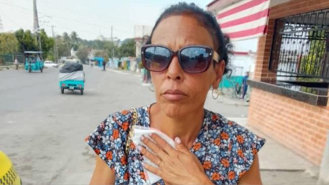Yenisey Taboada, madre del preso político Duanis León Taboada.