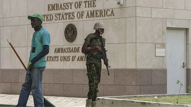 Embajada de EEUU en Puerto Príncipe, Haití.