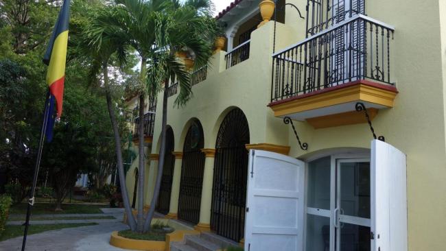 Sede de la Embajada de Bélgica en La Habana.