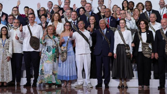 Asistentes a la cumbre CELAC-UE.