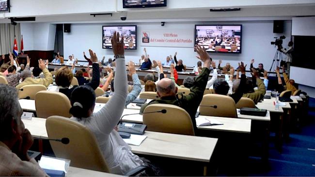 Unanimidad en el VIII Pleno del Comité Central del PCC, 2024.