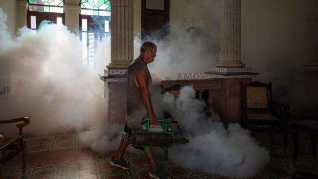 Fumigación en Matanzas.