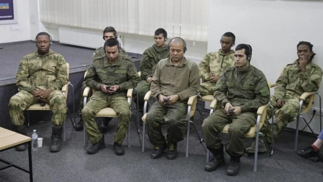 Mercenarios reclutados por Rusia, entre ellos cubanos. 