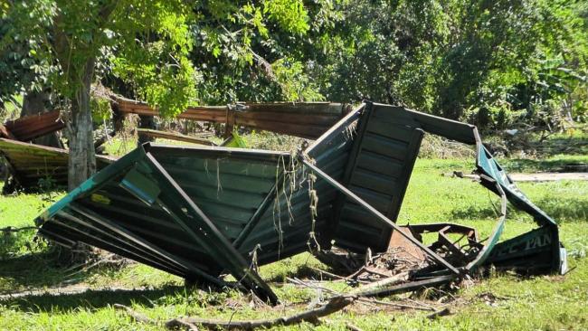 Destrozos de Melissa en Bayamo.