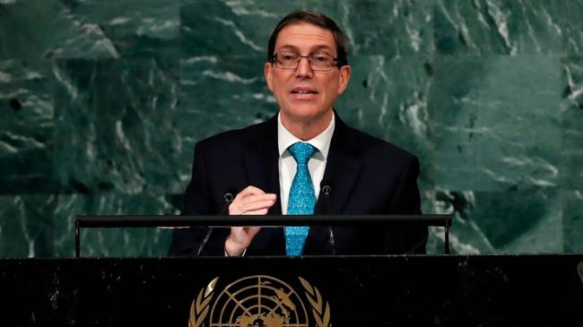 El ministro de Relaciones Exteriores de Cuba, Bruno Rodríguez Parrilla.