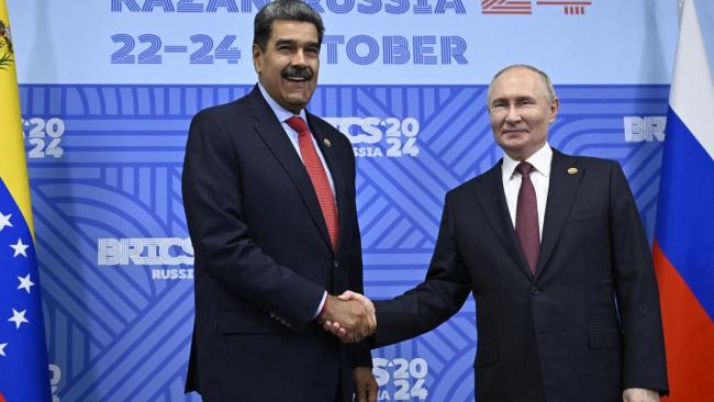 Nicolás Maduro y Vladimir Putin.