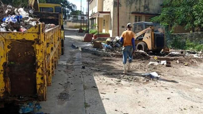 Un microvertedero de basura en Ciego de Ávila.
