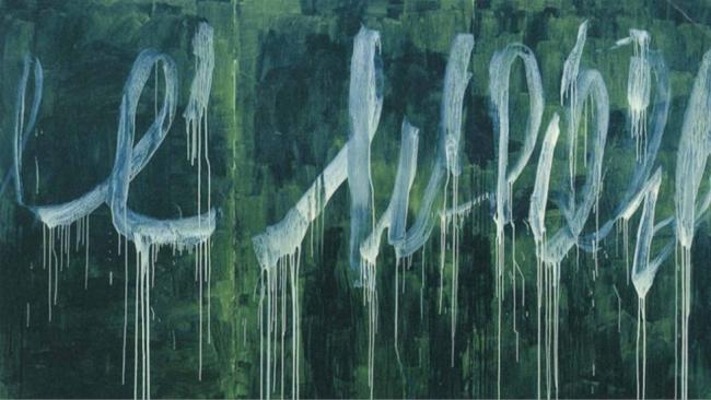 'Tres notas de Salalah' de Cy Twombly, 2005.