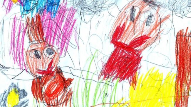 Un dibujo infantil.