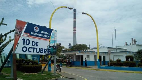 Termoeléctrica Diez de Octubre, de Nuevitas.