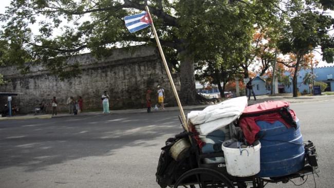 Una calle de La Habana.