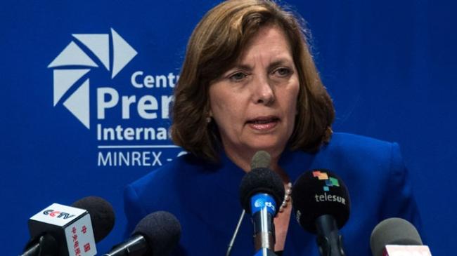 Josefina Vidal, viceministra del MINREX cubano.