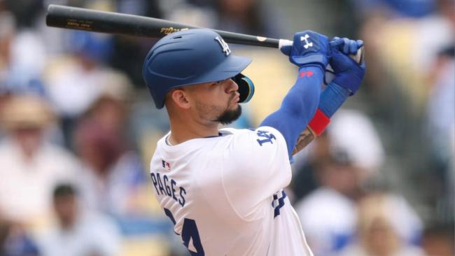 Andy Pagés, en los Dodgers.