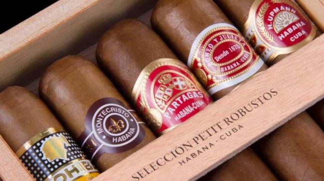 Marcas de Habanos, distribuidos en España por Tabacalera.