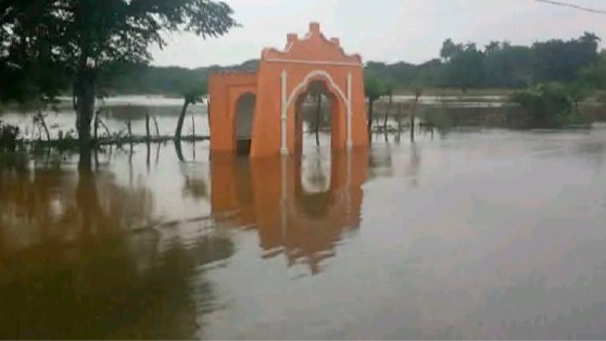 Inundación en Villa Clara.
