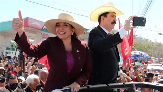Xiomara Castro y Manuel Zelaya, perdedores.