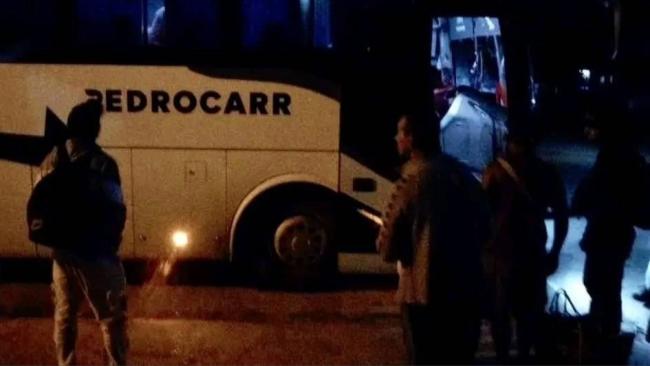 Uno de los ómnibus de la MIPYME PEDROCARR SRL.