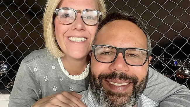 Rafael Tudares y su esposa, Mariana González.