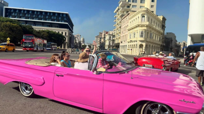 Turistas rusos en Cuba.