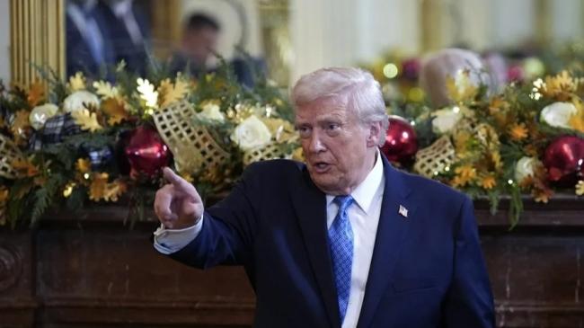 Donald Trump en una recepción de Hanukkah en la Casa Blanca en Washington. 