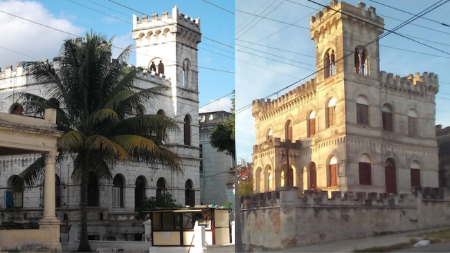 Las dos casas de Benjamín Primelles, en El Vedado (izq.) y Lawton (der.)
