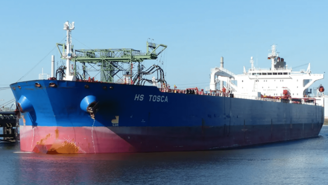 El barco petroquímico Grinch.