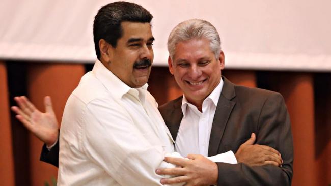 Nicolás Maduro y Miguel Díaz-Canel.