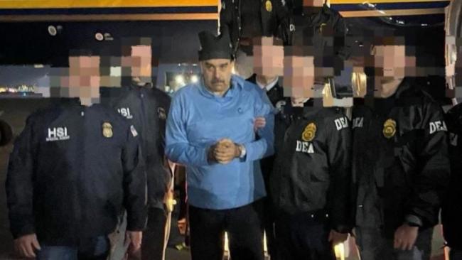 Llegada de Maduro a EEUU.