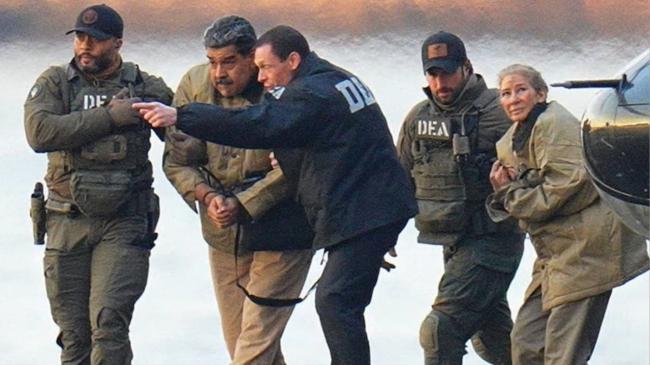 Nicolás Maduro tras su captura por EEUU.
