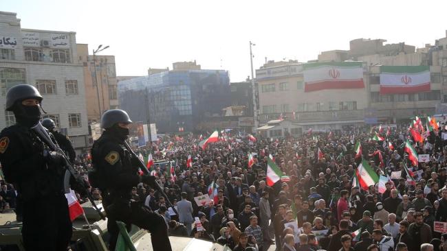 Manifestaciones en Irán.