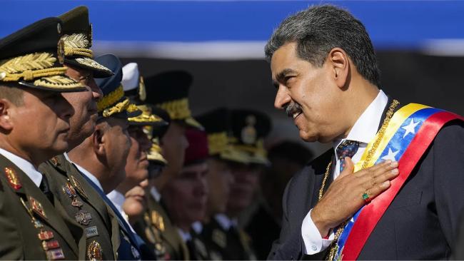 Nicolás Maduro durante su última toma de posesión.