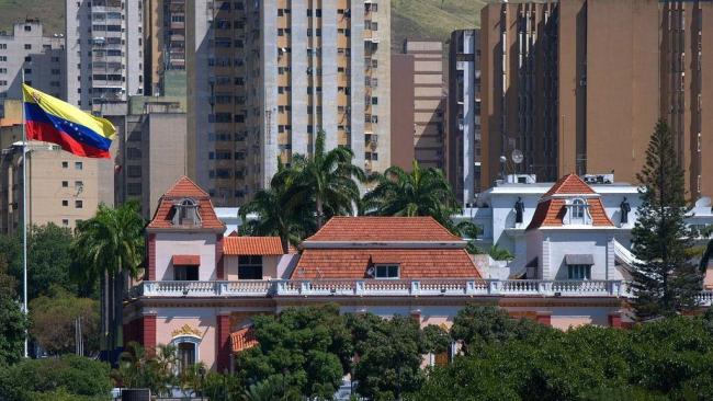 Palacio de Miraflores, sede el Gobierno de Venezuela.