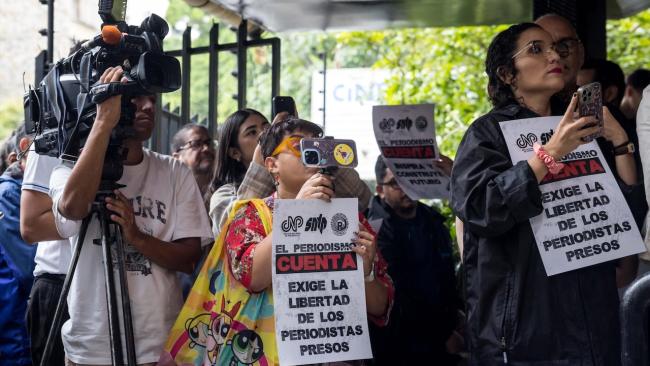 Periodistas en Venezuela.