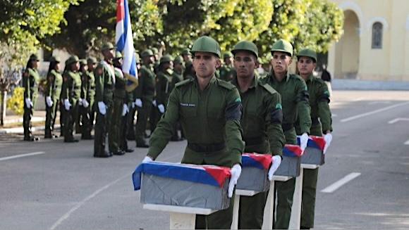 Entierro en La Habana de los agentes cubanos caídos en Venezuela.