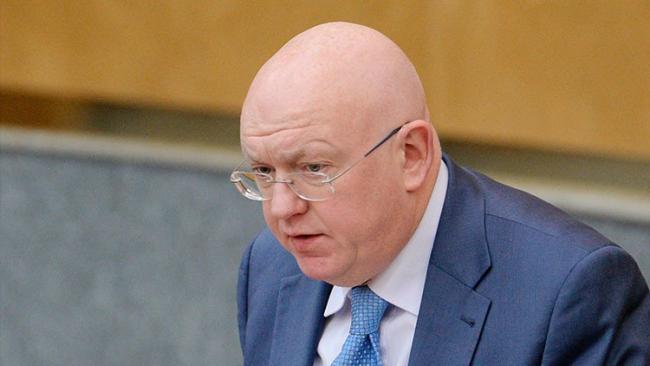 Vasili Nebenzia, embajador de Moscú ante la ONU.