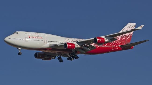 Un avión de Rossiya Airlines.