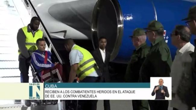 Cubanos heridos en Venezuela llegan a La Habana.
