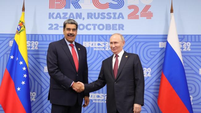 Nicolás Maduro y Vladímir Putin en un encuentro en 2024.