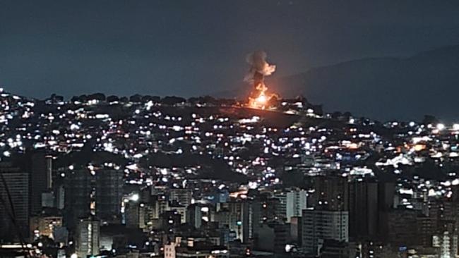 Explosión en Caracas.