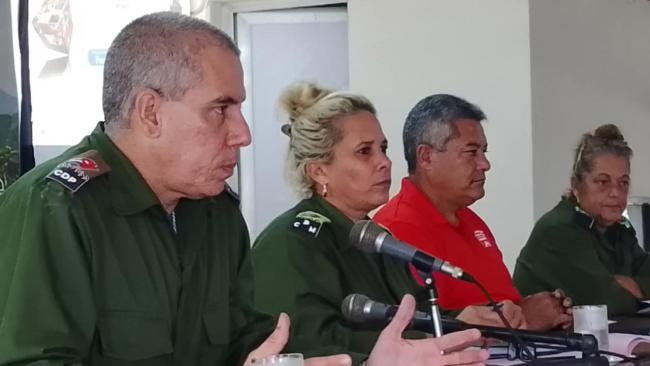 Dirigentes del PCC en Camagüey.