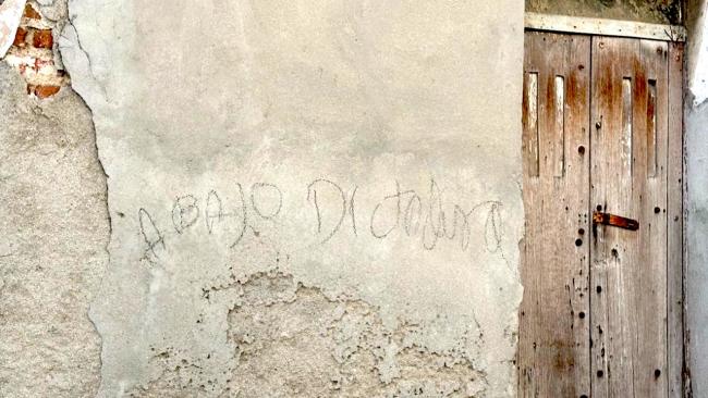 Pintada en una pared en Camagüey.
