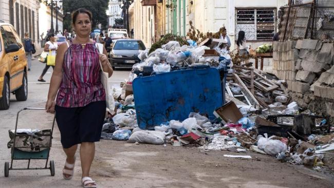 Una calle de La Habana.