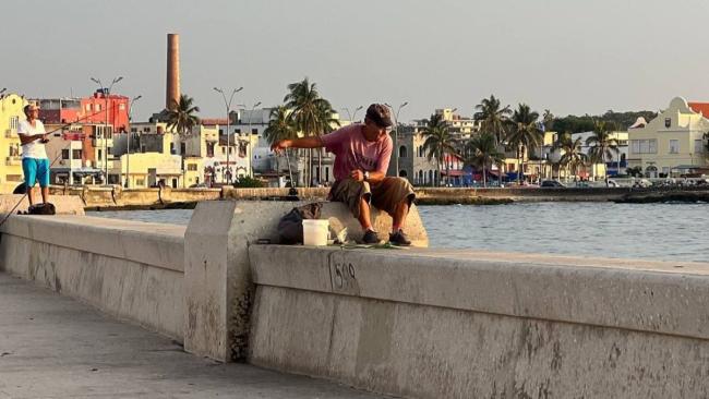 Pescadores cubanos.