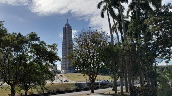 Imagen de la Plaza de la Revolución de La Habana.
