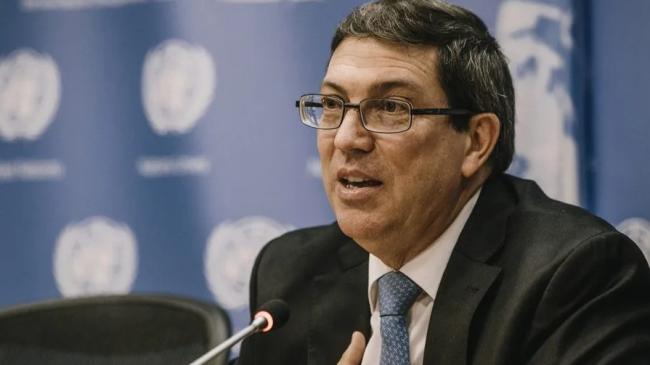 El ministro cubano de Relaciones Exteriores, Bruno Rodríguez Parrilla.