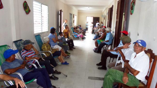 Hogar de ancianos en Cumanayagua, Cienfuegos.