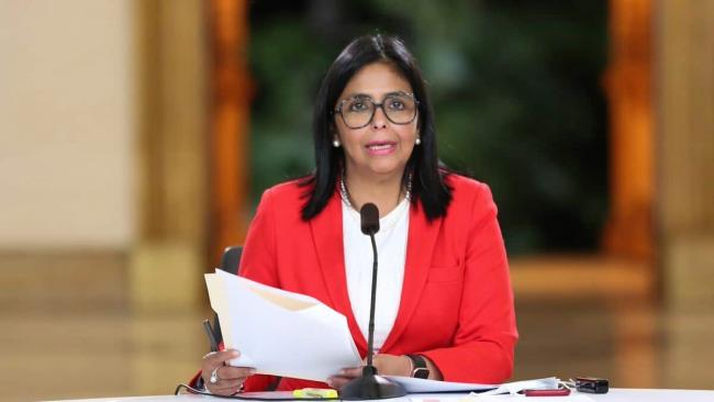 Delcy Rodríguez.