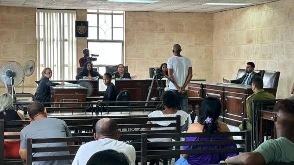 Un juicio en Cuba en junio de 2025. 