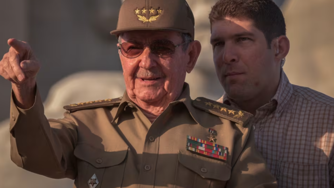 Raúl Castro y su nieto, Raúl Guillermo Rodríguez Castro.